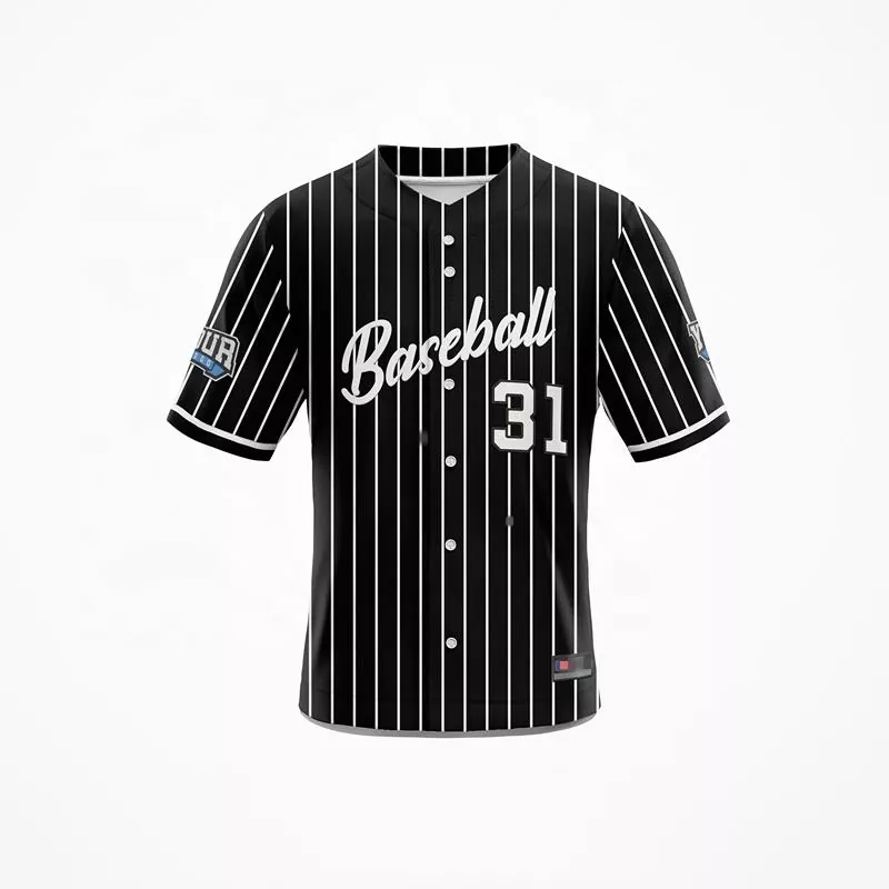 Pinstripe basebolltröja